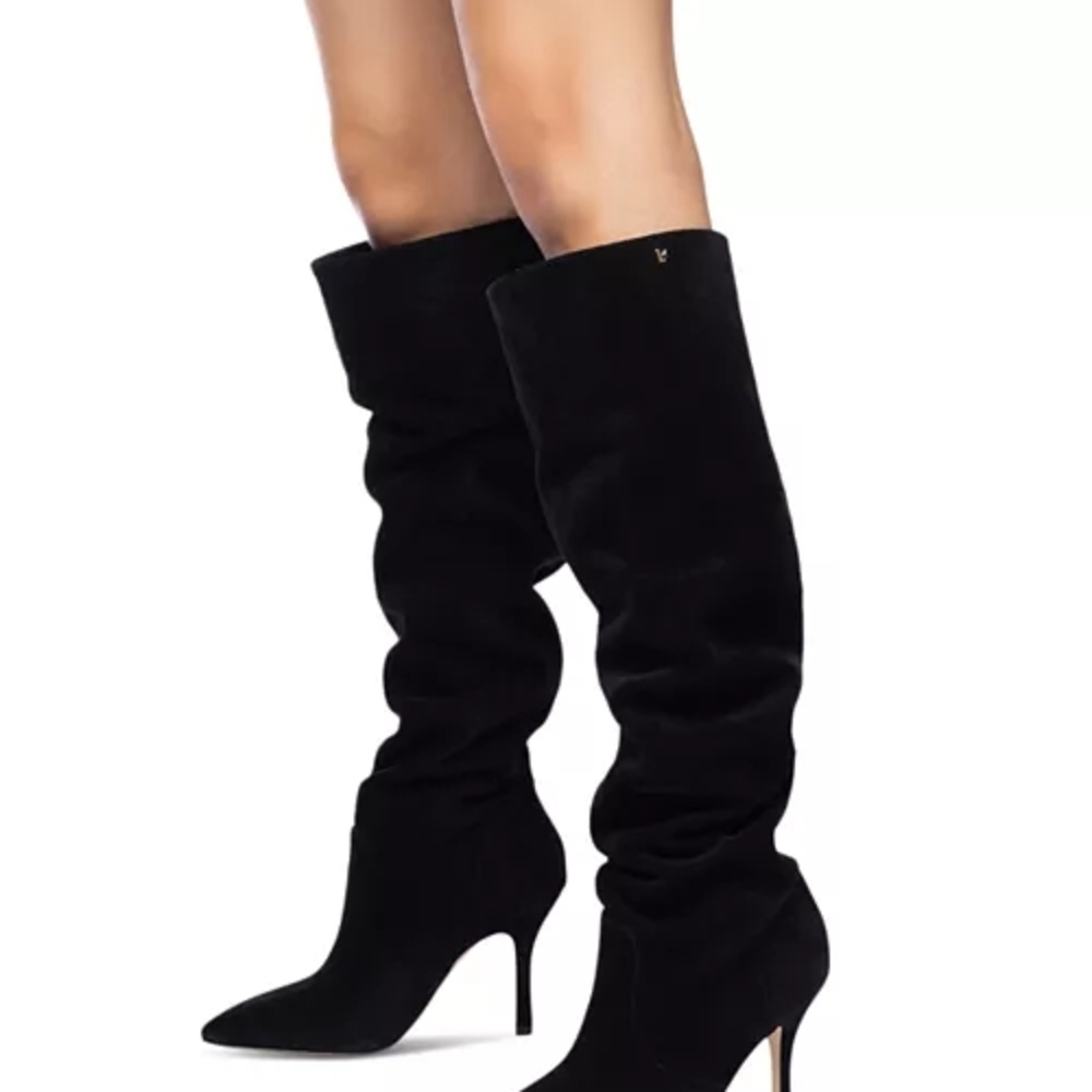 Elegant Black Knee-High Women's Boots